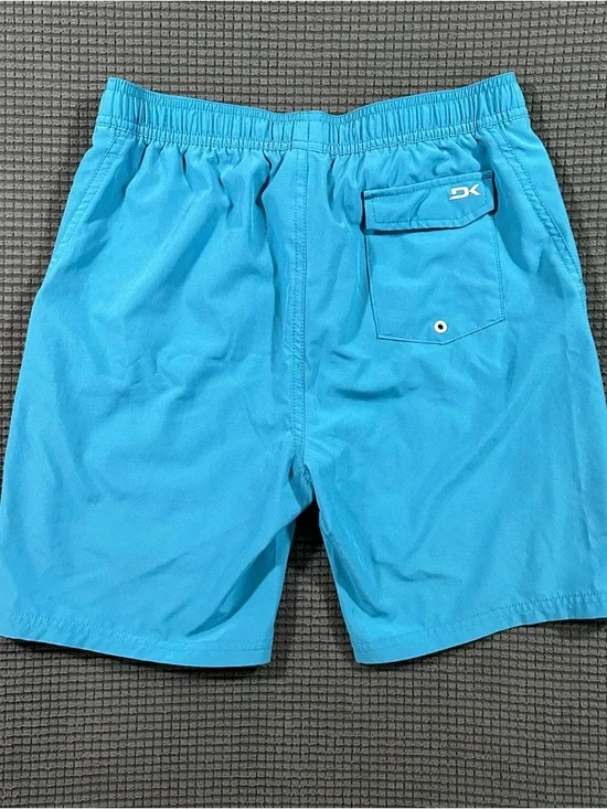 Dakine Mens Medium Blue Swim Trunks Compression Lined Hybrid Shorts Beach - Picture 6 of 7